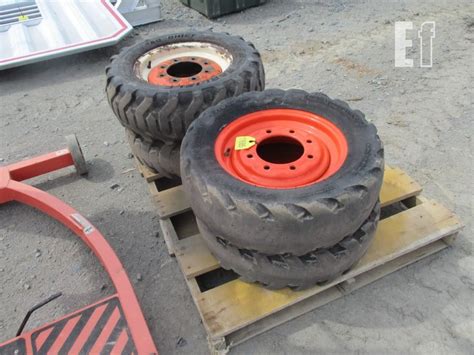 used bobcat skid steer tires